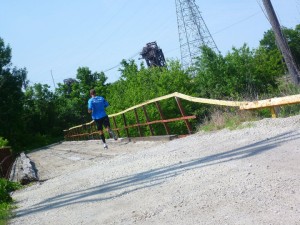 running on bridge